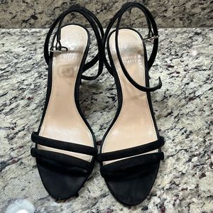Vince Camuto, black suede heel, size 7.5, excellent condition.